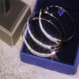 YUN RUO-Bracelet pavé de pierre pour femme bijoux en acier au titane or rose cadeau
