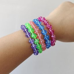 ZX-Bracelet perlé en dés faits à la main pour femme bijoux géométriques simples bracelet de bateau