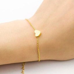 Bracelet porte-bonheur pour femmes et enfants bijoux faits à la main en acier inoxydable chaîne