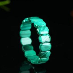 Bracelet de Chrysocolla en Malachite verte véritable 12x9mm pour femmes et hommes pierre de