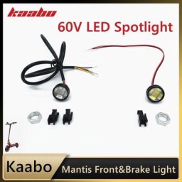 Projecteur LED 60V pour Kaabo Mantis 10 E-Scooter Phare Avant de Pont enquêter de Freinage pour