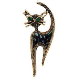 CINDY XIANG – broches chat Vintage matériel de coque pour femmes 2 couleurs disponibles