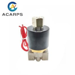 Électrovanne en acier inoxydable 1/4 ""normalement fermée/ouverte 110V 220V 12V 24V