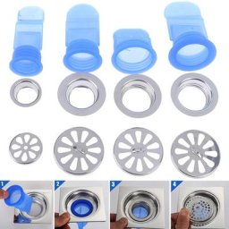 Valve de vidange en Silicone filtre de cuisine salle de bains tuyau d'égouttage Anti-odeur Drain