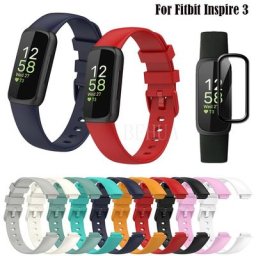 Bracelet de montre intelligent coloré pour Fitbit Inspire 3 en Silicone souple Sport ceinture