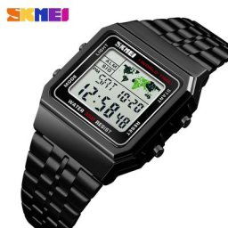 SKMEI – montre numérique de Sport pour hommes haut de gamme mode réveil 3 bars étanche