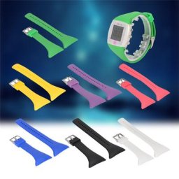 SHZONS-Bracelet en silicone pour montre intelligente bracelet de remplacement universel bleu