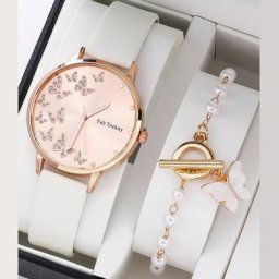 GAIETY-Montre-bracelet de luxe pour femmes en or rose avec bracelet en cuir simple à la mode