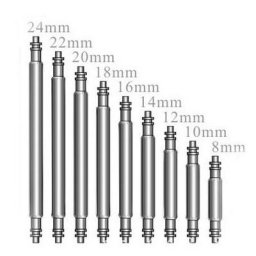 1.5mm 10pcs 10-25mm de Ressort de Bande de Montre Barres Sangle Lien Broches Réparation Outils