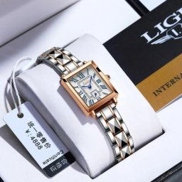 LIGE – montres SUNKTA pour femmes montre de luxe haut de gamme en or Rose montre-bracelet étanche
