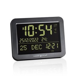 Horloge musulmane pour toutes les prières islamiques son azan multiple direction Qiblah