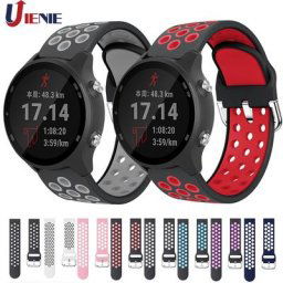 Bracelet en Silicone 20mm pour Garmin Forerunner 245 245M 645 Vivoactive 3 Music Venu Bracelet de