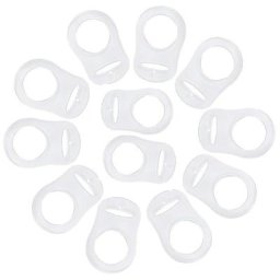 Anneaux d'adaptation de sucette pour nouveau-né en Silicone Transparent Durable