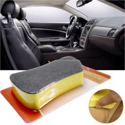 Outil de lavage en feutre de voiture Nano brosse de nettoyage pour siège de voiture en cuir soins