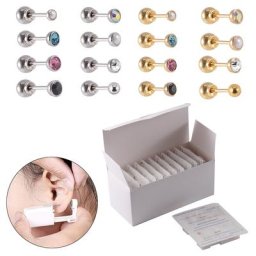 Pistolet Auto-Perçage pour Oreilles de Poulet Cartilage Tragus Helix Sans Douleur avec Boule