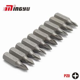 Jeu d'embouts de tournevis Pozidriv PZ0 outils de réparation kit de tournevis foret à tige