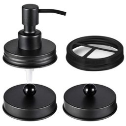 Ensemble d'accessoires pour bocaux porte-brosse à dents bocaux de stockage bouche régulière 4