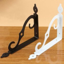 Support d'invite d'étagère en métal en forme de L étagère d'angle épaissie angle droit raccords