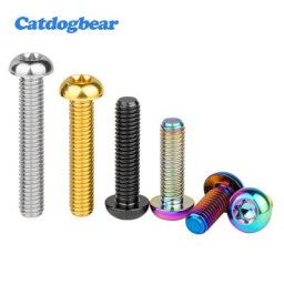 Catdogbear-Boulons en titane pour moto et vélo vis Torx accessoires de modification M6x10 mm