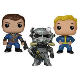 FALLOUT LONE WANDEitarian Action Figure Toys Vault Boy & Power Armor Model Haute qualité 10cm