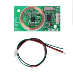 Circuit imprimé lecteur de cartes EM4100 8CM Module sans fil RFID UART 3 broches 125KHz DC 5V