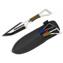 Lot 3 couteaux de lancer 17cm full tang ALBAINOX