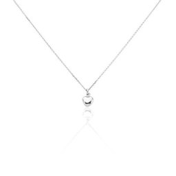 Collier Barbara Argent Blanc