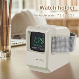 Support de charge en silicone pour Apple Watch 7 6 5 4 3 2 1 base de stockage T1