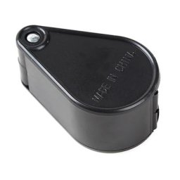 Mini Loupe de Bijoux 10X 30mm Double Ouverture et Pliage