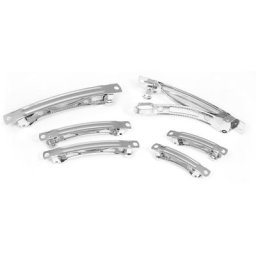 Barrettes en métal, 6 pièces
