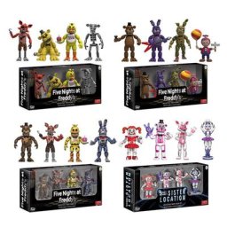 FNAF-Figurines d'action Freddy Bonnie Fcedar Chica Fazbear en PVC collection de poupées Fredbear
