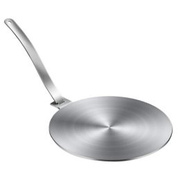 Convertisseur d'induction plaque adaptateur d'induction en acier inoxydable avec poignée pliable