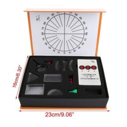Kit optique physique de laboratoire ensemble de prisme à lentille convexe Concave optique