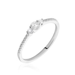 Bague Or Blanc Sabine Diamants