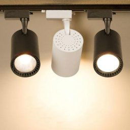 Spot Lumineux LED sur Rail avec Technologie COB Luminaire Décoratif d'Nik Idéal pour un Salon ou