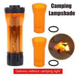Lanterne de Tente de Camping Anti-Moustique Abat-Jour Décoratif Orange pour Goalzero ML4 1 Pièce
