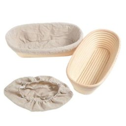 Banneton-mir à pâte pour fermentation accessoire de cuisson en rotin jxBowl