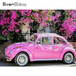 EverShine – peinture diamant de voiture point de croix broderie diamant carré complet strass