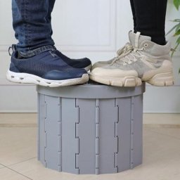 Toilettes portables et pliantes pour Camping voyage extérieur pot voiture 63HA