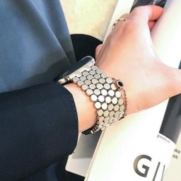 Bracelet en métal pour femme bracelet en acier inoxydable Apple Watch Ultra 49mm 41mm 45mm