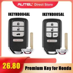 Auto maxiim iKey Premium Universal Smart Key for HONDA ikeyhd004al ikeyhd005al with km100 km100e