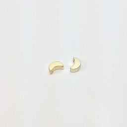 Eruanza-Breloques Lune en Cuivre de 8mm et 2.5mm d'Épaisseur Pendentif Bracelet DIY 2 Couleurs