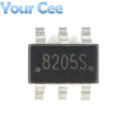 Puce MOSFET à canal N mode d'amélioration SC8205S SOT-23-6 SOT 20V 10 pièces