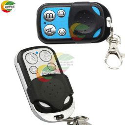 Clonez le porte-clé avec télécommande 433MHZ code d'apprentissage fixe adapté à la porte de
