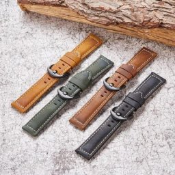 Bracelet de montre en cuir marron vintage accessoires de bracelet de montre rétro bracelet de