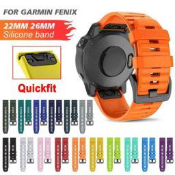 Bracelet de montre sport en silicone bracelet Quickfit Garmin Fenix 7X 7 7S 6X 6S Pro 5X 5S