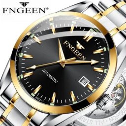 Montre mécanique de luxe en acier inoxydable pour hommes automatique Relogio Masculino auto-wind