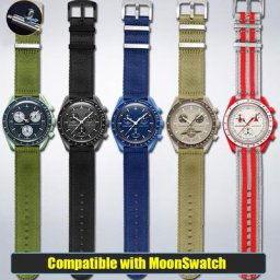 Bracelet de montre rayé en nylon pour hommes et femmes toile de sport souple bracelet à dégagement
