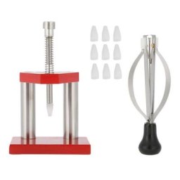 Red Watch – Kit d'outils de réparation de montre en acier allié avec 10 matrices en plastique