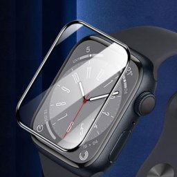 Protecteur d'écran pour Apple Watch série 8 7 accessoires en verre souple film complet iWatch 6